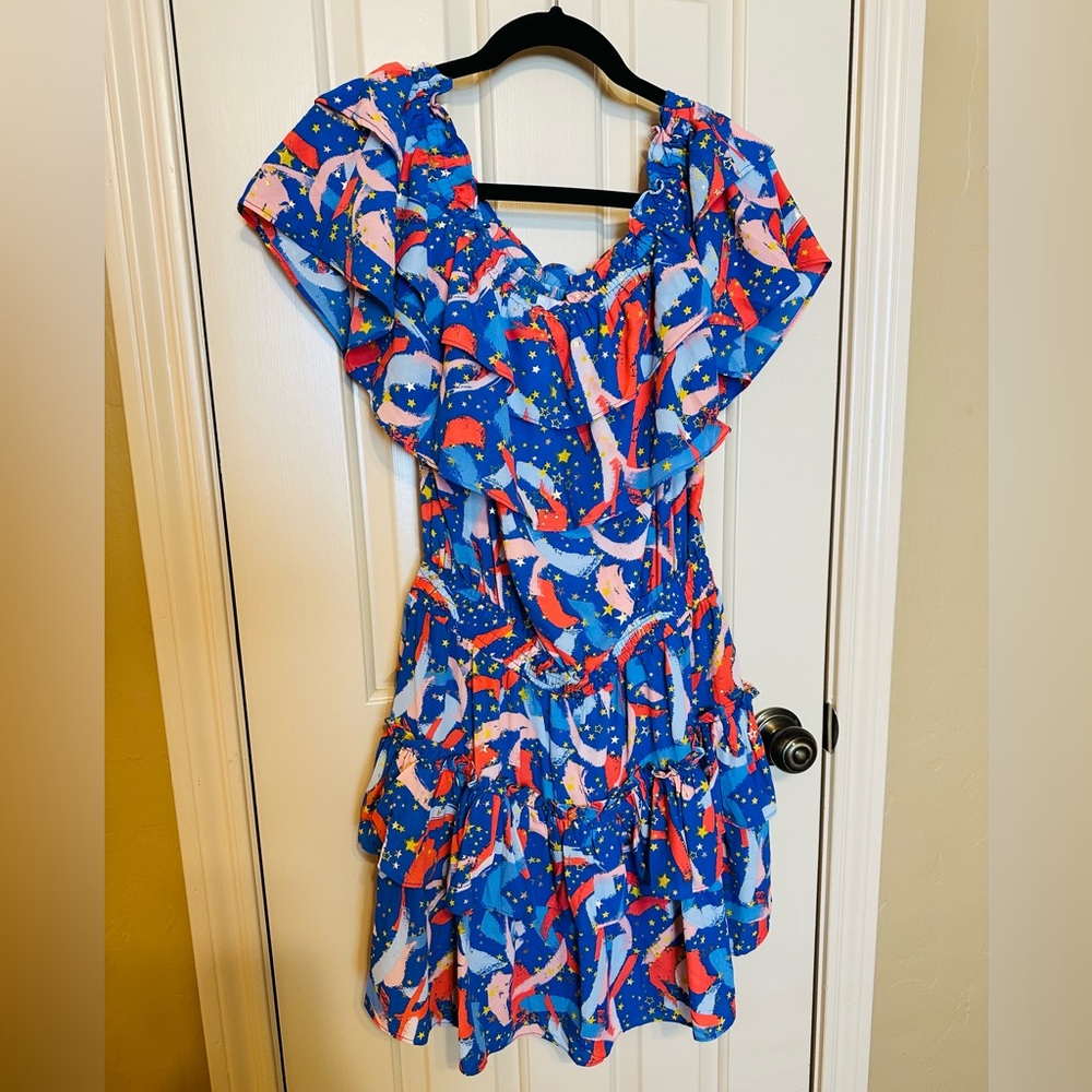 Buddy Love Kiera Off the Shoulder Dress in Fireworks